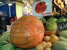 Ну очень большая тыква.