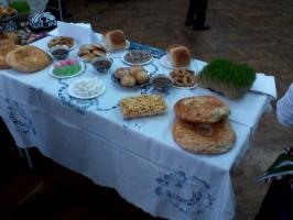 Угощения на Навруз.