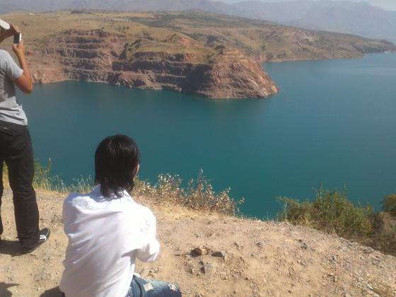 Чарвакское водохранилище.